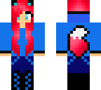 pink-blue fox girl