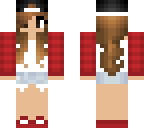 plaid red
