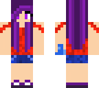 purple haired carica