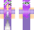 purple haired girl