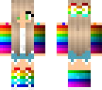 rainbow girl