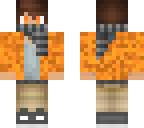 scarf boy orange