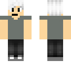 white haired boy