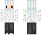 white haired chibi