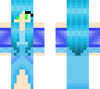 another blue girl