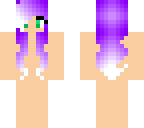 base with purple hair