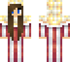 blue eyed popcorn girl onesie