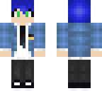 bluehaired male