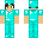 boy in diamond armor