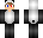 boy in panda onesie