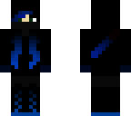 cool blue assassin girl