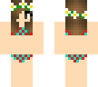 cute bikini girl short hair