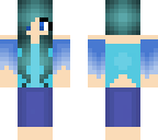 cute blue girl