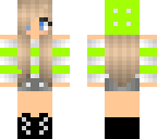 cute girl green