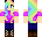 cute rainbow girl
