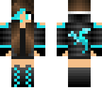 edit of blue enderdragon girl