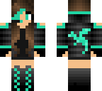 edit of blue enderdragon girl