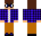 flannnel with glasses
