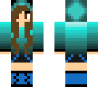 girl in a blue hoodie