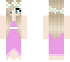 girl with pink dress