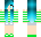 green stripe girl
