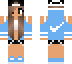 light blue nike girl