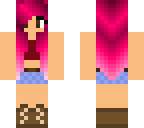 pink hair girl