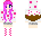 purple cake girl