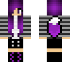 purple wolf girl edit