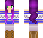 purplehaired winter