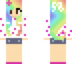 rainbow girl