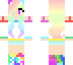 rainbow girl edit