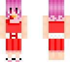 red sleeping gown