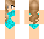 teal swimsuit