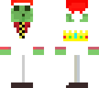 tuxedo slime with santa hat