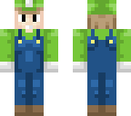 unfinished luigi skin