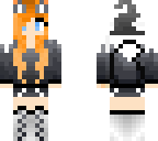 black flame wolf girl