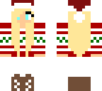 blonde christmas girl