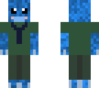 blue alien man