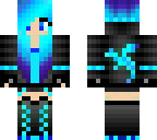 blue girl