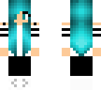 blue haired girl