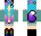 blue wolf girl majorly edited