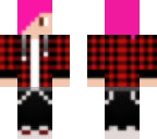 cool pink haired boy
