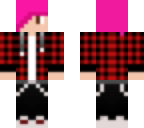 cool pink haired boy