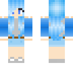 cute blue girl