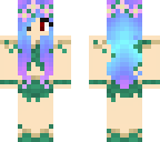 cute elf girl with one red eye and editor