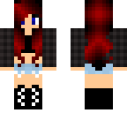 flowery red head