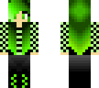 girl in green sweater