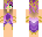 goddess with purple highlights