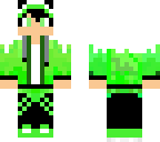 green panda boy